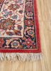 aalam blue wool hand knotted Rug - Corner aalam blue wool hand knotted Rug - Corner