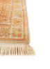 aalam gold wool hand knotted Rug - Corner