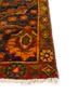 aalam red and orange wool hand knotted Rug - Corner aalam red and orange wool hand knotted Rug - Corner