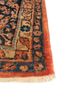 aalam pink and purple wool hand knotted Rug - Corner aalam pink and purple wool hand knotted Rug - Corner