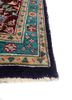 aalam blue wool hand knotted Rug - Corner aalam blue wool hand knotted Rug - Corner