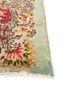 aalam green wool hand knotted Rug - Corner aalam green wool hand knotted Rug - Corner