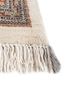 aalam blue wool hand knotted Rug - Corner aalam blue wool hand knotted Rug - Corner