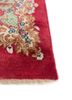 aalam red and orange wool hand knotted Rug - Corner aalam red and orange wool hand knotted Rug - Corner