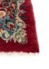 aalam red and orange wool hand knotted Rug - Corner aalam red and orange wool hand knotted Rug - Corner
