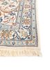 aalam ivory wool and silk hand knotted Rug - Corner aalam ivory wool and silk hand knotted Rug - Corner