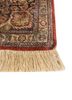 gulmarg red and orange silk hand knotted Rug - Corner gulmarg red and orange silk hand knotted Rug - Corner