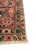 aalam blue wool hand knotted Rug - Corner aalam blue wool hand knotted Rug - Corner