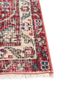 aalam blue wool hand knotted Rug - Corner