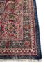 vintage blue wool hand knotted Rug - Corner vintage blue wool hand knotted Rug - Corner