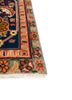 aalam red and orange wool hand knotted Rug - Corner aalam red and orange wool hand knotted Rug - Corner