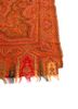 nayaab red and orange wool flat weaves Rug - Corner