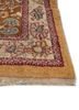 aalam gold wool hand knotted Rug - Corner aalam gold wool hand knotted Rug - Corner