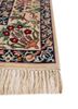 aalam ivory wool hand knotted Rug - Corner