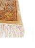 gulmarg gold silk hand knotted Rug - Corner
