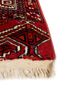 kiaan red and orange wool hand knotted Rug - Corner kiaan red and orange wool hand knotted Rug - Corner