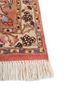 aalam grey and black wool hand knotted Rug - Corner