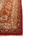 aalam red and orange wool hand knotted Rug - Corner aalam red and orange wool hand knotted Rug - Corner