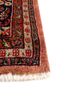 aalam red and orange wool hand knotted Rug - Corner aalam red and orange wool hand knotted Rug - Corner