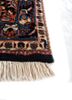aalam red and orange wool hand knotted Rug - Corner aalam red and orange wool hand knotted Rug - Corner