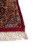 aalam red and orange wool hand knotted Rug - Corner aalam red and orange wool hand knotted Rug - Corner