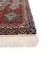 aalam blue wool hand knotted Rug - Corner aalam blue wool hand knotted Rug - Corner