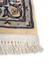 aalam ivory wool hand knotted Rug - Corner