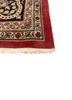 aalam red and orange wool hand knotted Rug - Corner aalam red and orange wool hand knotted Rug - Corner