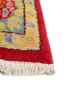 aalam pink and purple wool hand knotted Rug - Corner aalam pink and purple wool hand knotted Rug - Corner