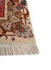 aalam ivory wool hand knotted Rug - Corner