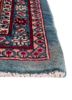 aalam blue wool hand knotted Rug - Corner aalam blue wool hand knotted Rug - Corner