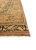 aalam beige and brown wool hand knotted Rug - Corner