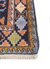kiaan blue wool and silk hand knotted Rug - Corner kiaan blue wool and silk hand knotted Rug - Corner