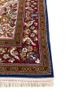 aalam blue wool hand knotted Rug - Corner aalam blue wool hand knotted Rug - Corner