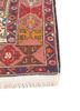 kiaan red and orange wool and silk hand knotted Rug - Corner
