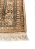 kiaan green wool hand knotted Rug - Corner