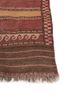 nayaab red and orange wool flat weaves Rug - Corner