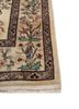 aalam beige and brown wool hand knotted Rug - Corner