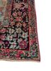 aalam pink and purple wool hand knotted Rug - Corner aalam pink and purple wool hand knotted Rug - Corner