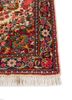 aalam red and orange wool hand knotted Rug - Corner aalam red and orange wool hand knotted Rug - Corner