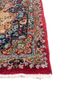 aalam blue wool hand knotted Rug - Corner