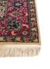 aalam blue wool hand knotted Rug - Corner aalam blue wool hand knotted Rug - Corner