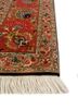 aalam grey and black wool and silk hand knotted Rug - Corner aalam grey and black wool and silk hand knotted Rug - Corner