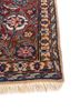 aalam pink and purple wool hand knotted Rug - Corner