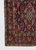 aalam pink and purple wool hand knotted Rug - Corner aalam pink and purple wool hand knotted Rug - Corner