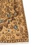 aalam red and orange wool hand knotted Rug - Corner