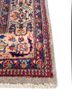 aalam blue wool hand knotted Rug - Corner aalam blue wool hand knotted Rug - Corner