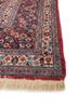 aalam blue wool hand knotted Rug - Corner