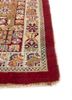 aalam red and orange wool hand knotted Rug - Corner aalam red and orange wool hand knotted Rug - Corner