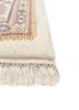 aalam ivory wool hand knotted Rug - Corner